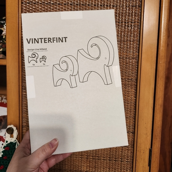 Vinterfint 2024 Ikea Red Goat Horse Ram Christmas Decor - Picture 3 of 4